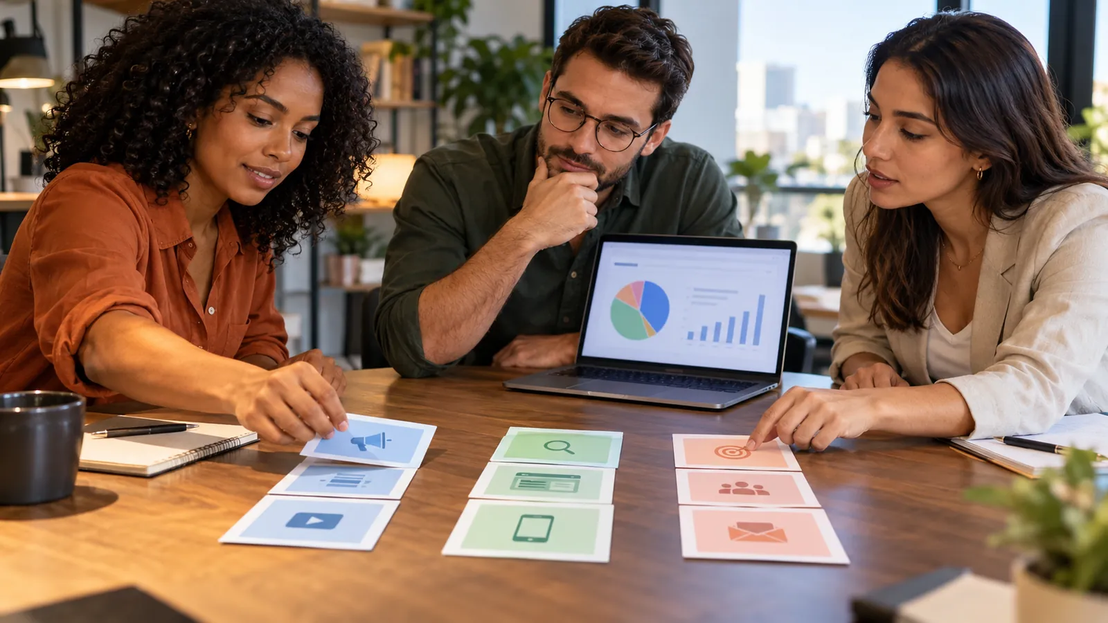 Como distribuir a verba entre Google, Meta e LinkedIn